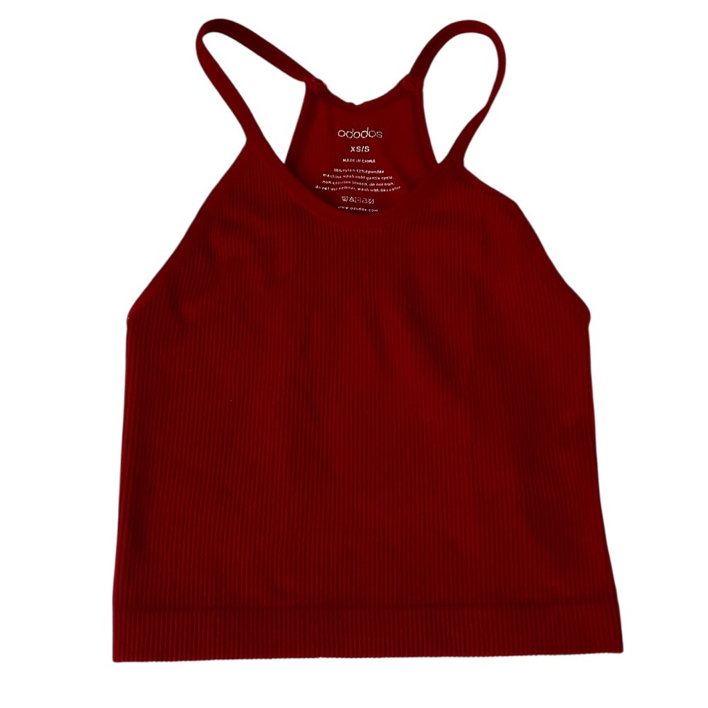 ODODOS • Seamless Rib-Knit Crop Tank